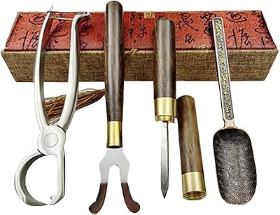 Set of BUR tea knives, set of stainless steel ice cream pickers with wooden handle, damask, tea festival accessories, for cooking, picnics, campsite and restaurant.. DIAYTAR NIGERIA brings affordable shopping solutions to every corner of Nigeria in just 5-8 days.