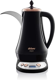 Arzum Arzum Arabic Bottle Dallah, Plastic, 1300 Watts, 1.3 liters, black.. Experience the joy of discovery with DIAYTAR NIGERIA's vast catalog and nationwide affordable delivery.