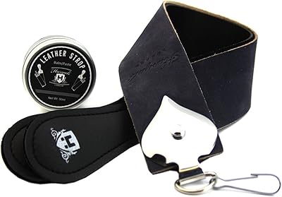 Professional scissors in real leather with paste 10 ml. Ideal for sharpening all types of razors and scissors.. Discover the joy of online shopping with DIAYTAR NIGERIA's budget-friendly prices and reliable shipping.