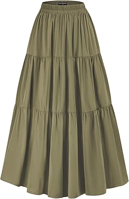 Long long skirt Scarlett Darkness for women, a large summer style skirt with pockets.. Get the deals you love and the delivery speed you need at DIAYTAR Nigeria.