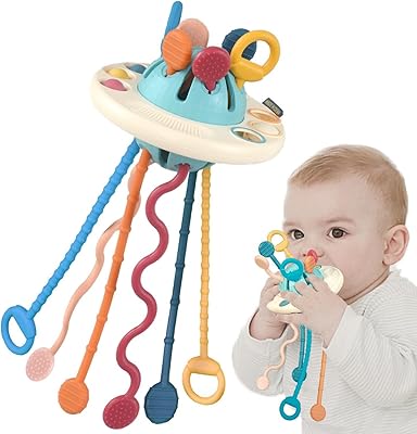 Baby Montessori toys from 18 months, baby toys, sensory toys for toddlers, UFO silicone activity toy, travel toys, first birthday gift for boys and girls, teeth toys, baby dentition rings.. No hassle, just shopping — DIAYTAR Nigeria delivers in under 8 days.