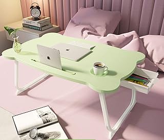 Foldable and adjustable laptop table for bed (green).. Discover why millions choose DIAYTAR for affordable online shopping with delivery in just 5-8 days.