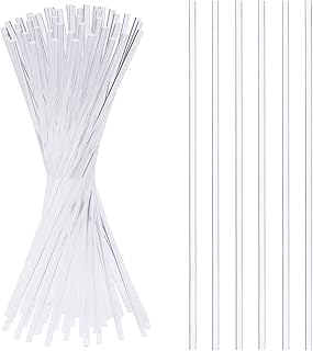 50 Totototi acrylic licks sticks, transparent cake molds for candy, candy and chocolates made by hand, 8 "(3 mm in diameter).. Experience shopping without stress at DIAYTAR NIGERIA's comprehensive and budget-friendly platform.