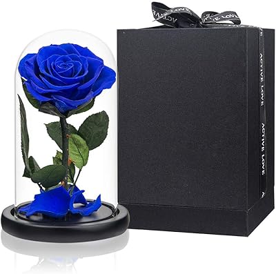 A real pink kept in blue-rose in a glass dome. Flowers that never fade. Gifts for her for Valentine's Day, Mother's Day, birthdays and Christmas.. No stress, no delays — DIAYTAR Nigeria is your trusted shopping partner.