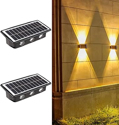 High-lower LED solar wall light uptoped wall lights RGB warm white RGB for the house.. Your go-to destination for affordable online shopping, DIAYTAR NIGERIA delivers in under 8 days.