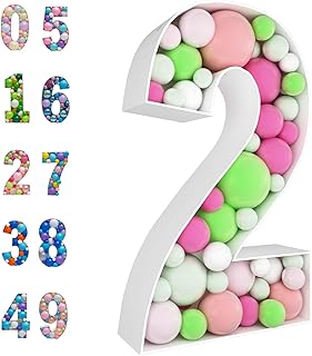 Balloon frame number 2 in mosaic 3 feet and pre -cut light numbers from a thick foam panel for birthday decoration.. DIAYTAR NIGERIA: Bridging the gap between consumers and quality products with affordable nationwide shipping.