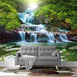 3D sticking cascad design Magnificent Forest Water Landscape Design for Decoration.. DIAYTAR NIGERIA: Making online shopping accessible with affordable prices and nationwide delivery service.