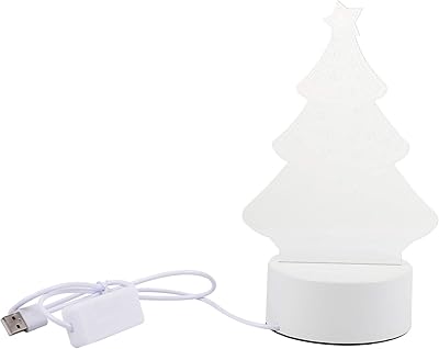 Toyandona Christmas night lights USB Table Lamps in the shape of Christmas tree decor bed lamp Bureau Vacation ornament House Bedroom Living Room Decor Crèche.. Your digital marketplace solution, DIAYTAR NIGERIA delivers quality and value within the week.