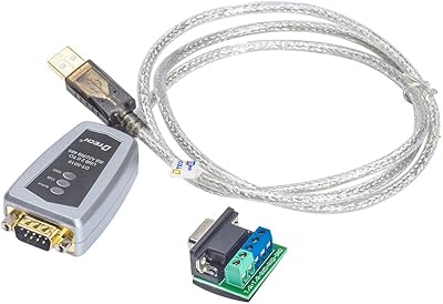 USB DTECH adapter cable to RS422 RS485, 6 feet long, with FTDI chip, supports Windows 10, 8, 7, XP and Mac of DTECH.. Your complete shopping solution, DIAYTAR NIGERIA offers extensive choice with competitive prices and delivery.