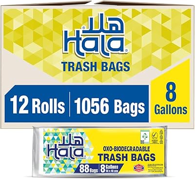 Loma thick biodegradable biodegradable trash can, 88 bags, capacity of 8 gallons.. More than a store — DIAYTAR Nigeria is your shopping partner.