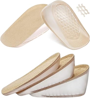 Cushions to increase the shock absorption height in flexible gel Elaka for men and women, 2 pairs.. DIAYTAR NIGERIA combines affordability, variety, and convenience with nationwide delivery services.