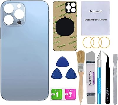 PerzeWork OEM Rear Glass Spare Water For Iphone 13 Pro Max 6.7 "All supports with Installation Manual and Professional Repair Tool Kits (Sierra Blue.. Shop smarter with DIAYTAR NIGERIA's vast product range and budget-friendly delivery within the week.