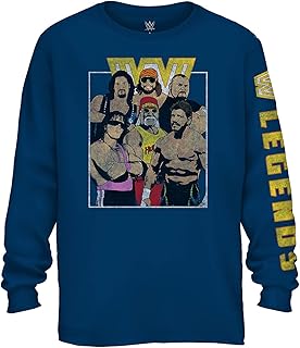 WWE WWF Legends - WrestleMania WWF WWF - Long Sleeve T -shirt in the World Watch Championship.. DIAYTAR NIGERIA delivers more than expected with our extensive catalog and 5-8 day delivery service.