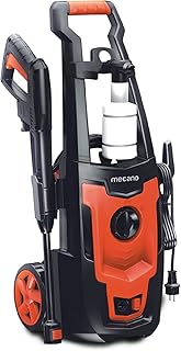 Universal engine Meccano Smart 1500, 1500 watts, 120 bars, 6.5 l/min, high pressure cleaner for cars, bikes and house cleaning (black and orange).. Thousands of items at your fingertips — DIAYTAR Nigeria makes it happen.