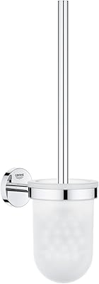 Grohe bathroom accessories, toilet brush set - Baucosmopolitan collection, 40463001.. DIAYTAR NIGERIA: Connecting Nigerians with their needs through our affordable and diverse marketplace.