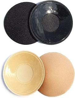 Reusable silicone reusable nipple sticker for women, round shape - adhesive petals (2 2) black/beige pack, black/beige, one size.. Experience DIAYTAR NIGERIA, where extensive product variety meets pocket-friendly prices and reliable delivery.