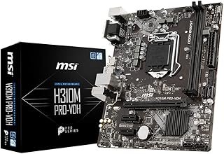 MSI H310M PRO-VDH Intel LGA 1151 of 8th generation Intel H310 SATA 6 GB/S Micro ATX Intel (H310M PRO-VDH)-Black.. Why wait? Get your order in 5–8 days with DIAYTAR Nigeria.