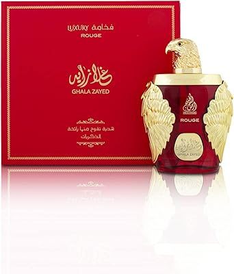 Ghala Zayed Luxury Red For Man from Ard Al Khaleej, Eau de Parfum, 100 ml.. Shop without boundaries at DIAYTAR NIGERIA, offering extensive variety at prices you'll appreciate.