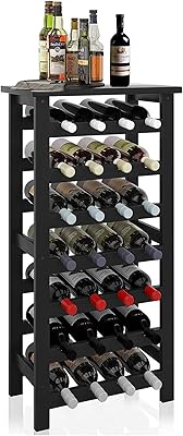 Self -supporting wine record of 28 bottles, storage supports of 7 -layer drinks with table top, bamboo bottles without oscillation for kitchen, bar, dining room, living room, living room.. DIAYTAR NIGERIA makes every shopping desire a reality with affordable prices and delivery in 5-8 days.