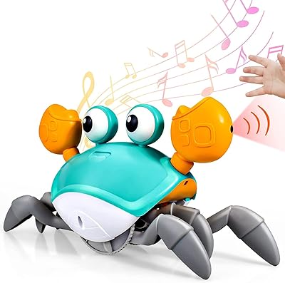 Toyland crawling crawtrack toy with light musical led, dancing crab toy for early development.. DIAYTAR NIGERIA brings the marketplace to every Nigerian home with affordable prices and quick delivery.