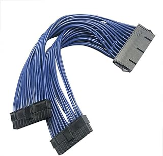 ZAHARA replacement for Atx 24 -pin power extension cable 1 to 2 ports, male yy -to -female distributor to female female.. DIAYTAR NIGERIA: Where quality meets affordability, with thousands of products delivered in less than 8 days.
