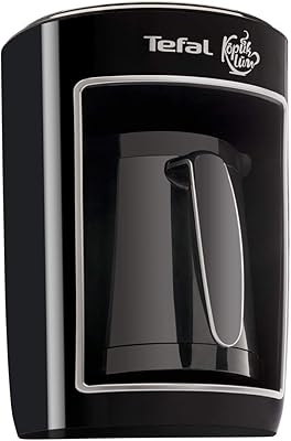 Turkish coffee maker Intelligent System 4 cups, black, plastic/stainless steel, CM820826, 1 year warranty.. DIAYTAR NIGERIA: Connecting Nigerians with their needs through our affordable and diverse marketplace.