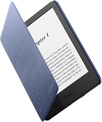 Fabric cover for Kindle (11th generation, version 2022 - Not suitable for Kindle Paperwhite or Kindle Oasis) - Color: Blue.. Shop with purpose at DIAYTAR NIGERIA and receive your purchases at unbeatable prices within the week.