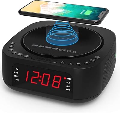 Portable CD player, DVD CD player with alarm clock, bluetooth, radio, wireless load for mobile phone, standby and copy functions, LED screen with adjustable brightness.. Experience the joy of convenient shopping with DIAYTAR NIGERIA's vast selection and quick delivery service.