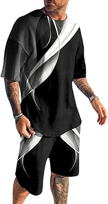T-shirt and short 3D wolf print and shorts set, Men's mesh tracksuit, short sleeve shorts with 3D digital printing, p-28, 6xl.. DIAYTAR NIGERIA delivers what you want at prices you'll love, all within 5-8 days nationwide.
