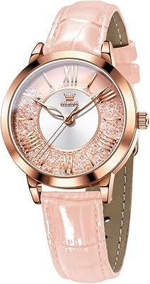 Diamond watch for women analog leather waterproof leather display date display.. Browse, shop, and receive — DIAYTAR Nigeria keeps it simple.