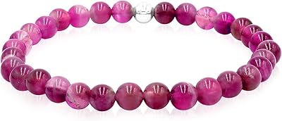 Elastic bracelet in pearls of 6 mm cat eye with sterling silver pearls 7.5 "for men and women.. DIAYTAR NIGERIA promises affordability and variety with every purchase, delivered in 5-8 days.