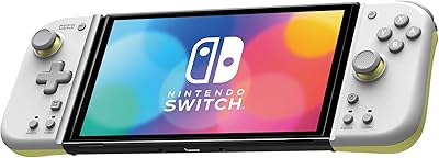 Hori Nintendo Switch Split Pad Compact (light gray and yellow) - Ergonomic controller for portable mode - under official Nintendo license.. Shop confidently with DIAYTAR NIGERIA, offering affordable prices and reliable delivery within a week.
