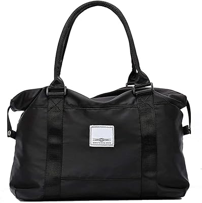 Weekend travel bag, sports shoulder bag for sporty weekend with luggage container and dry and humid separate travel bag for women and men, black, black.. Find quality and variety without breaking the bank — only on DIAYTAR Nigeria.