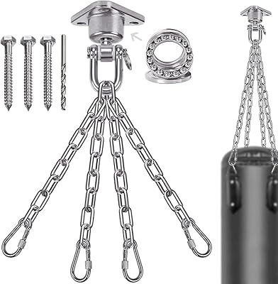 Ioh Robust Boxing Bag Stainless Steel Rotation 360.. DIAYTAR NIGERIA: Connecting Nigerians with their needs through our affordable and diverse marketplace.