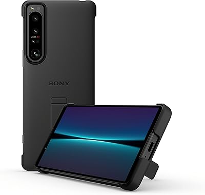 Sony official shell with support for Xperia 1 IV - XQZCBCT/B, black.. Experience retail therapy without the financial stress at DIAYTAR NIGERIA's affordable e-commerce platform.