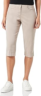 Raphaela by Brax Caren Capri for women, summer capri in super light cotton, trendy and comfortable, five pocket style.. DIAYTAR NIGERIA brings the joy of affordable shopping to your fingertips with delivery in less than 8 days.