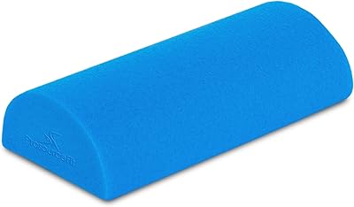 Half-round rollers in flexible prosource foam, 12 inches for muscle massage, physiotherapy, cardio, balance and stabilization exercises, pilates, blue.. Experience the future of online shopping with DIAYTAR NIGERIA's extensive product range and competitive pricing.