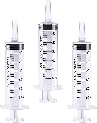 60 ml plastic syringe for animal feeding, versatile doseuse syringe, 3 package.. Your ideal shopping companion, DIAYTAR NIGERIA offers unmatched variety with delivery within a week.