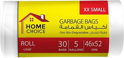 Home Choice Bags with cord of 5 white gallons 20.. Your shopping dreams realized through DIAYTAR NIGERIA's affordable platform with reliable delivery times.