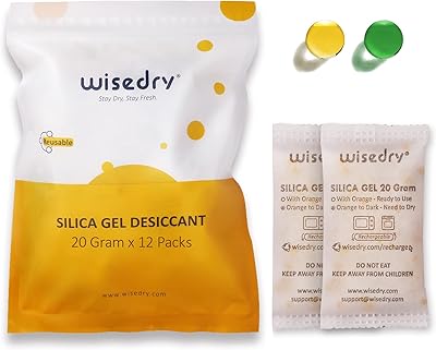 Wesdry rechargeable silica gel packs 20 g [12] dehydrating pack for microwaves in 2.. Enjoy stress-free shopping with affordable prices on DIAYTAR Nigeria.