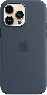 Apple silicone shell for iPhone 14 Pro Max with Magsafe - Blue Storm.. The future of online shopping in Nigeria is here — welcome to DIAYTAR.