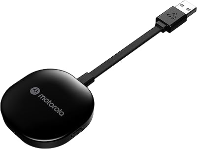 Android Auto Motorola Ma1 wireless car adapter - Instant smartphone connection to the car screen with easy configuration - Direct USB adapter - includes a secure gear pad.. DIAYTAR NIGERIA: Where shopping meets satisfaction with affordable prices and delivery within 8 days.