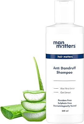 Man Matters Advanced Ketoconazole Antipellicular Shampoo for Men - 200 ml | Enriched with aloe vera and vitamin B5 | Co-organized by dermatologists | fight stub.. You deserve better shopping — choose DIAYTAR Nigeria today.