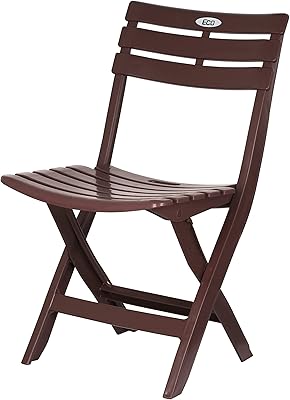Scooby folding chair - durable plastic chair with an elegant design and a soft finish - Brown.. Affordable luxury and fast service — only on DIAYTAR Nigeria.