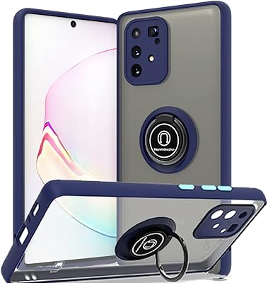 Samsung Galaxy S10 Lite shell with shock -resistant rotating crutch rotary ring.. Shop with purpose at DIAYTAR NIGERIA and receive quality products at budget rates within 8 days.