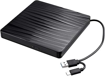 Icam USB 3.0+ Optical Optical Reader USB 3.0+ Type-C CD/Ultra thin external DVD for Windows/MacOS.. Nigeria’s trusted store online — DIAYTAR Nigeria never disappoints.