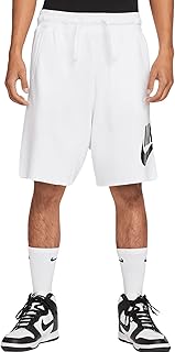 Short fabric shorts with big alumni club logo for men.. DIAYTAR NIGERIA combines affordability with convenience, delivering your purchases within 5-8 days.