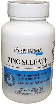 PlusPharma Zinc sulfate 220 mg 100 capsules (package of 2).. DIAYTAR NIGERIA delivers value, variety, and convenience with our nationwide 5-8 day shipping.