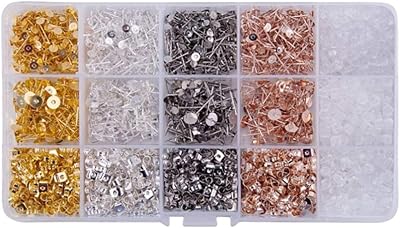 Helvety 2600 Parts Manufacturing tools of stainless steel earrings, Rods and Earls of earrings, ear hooks, earrings for the manufacture of jewelry to make yourself.. DIAYTAR NIGERIA brings the marketplace to your home with budget-friendly prices and nationwide delivery.