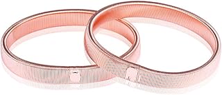 2 pieces (1 pair) Supporters of non -slip shirt, metal armbands, elastic brassard for men, extensible garters, golden gold.. DIAYTAR NIGERIA connects you with thousands of products at competitive prices, delivered within a week.